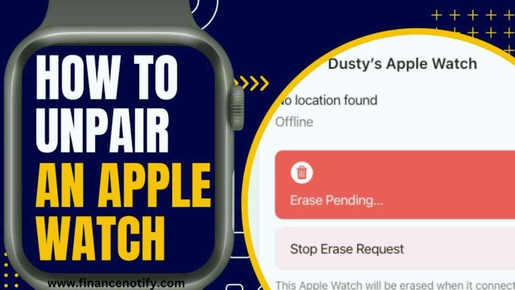 how to unpair apple watch