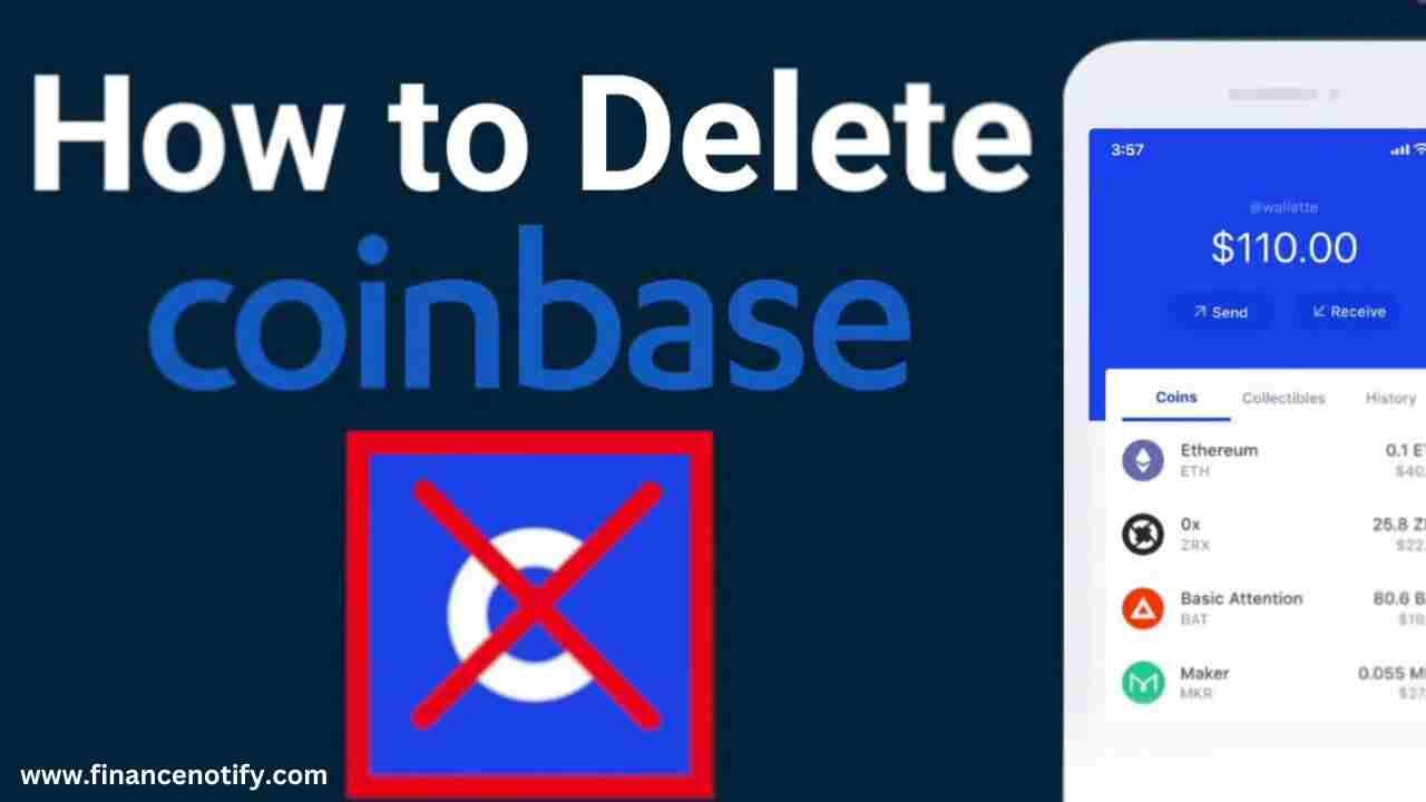 how to delete coinbase account